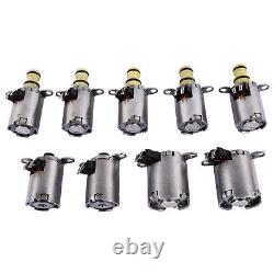 9x Automatic Gearbox Solenoid Kit 6DCT450 for Ford Galaxy Focus C-Max S-Max Kuga